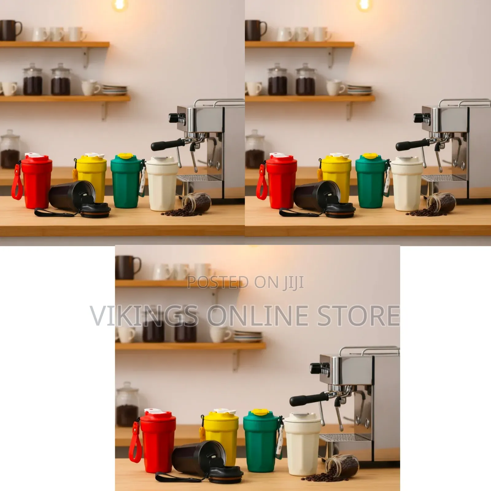 450ml Insulated Coffee Mug Available in Yellow,red,green,cream