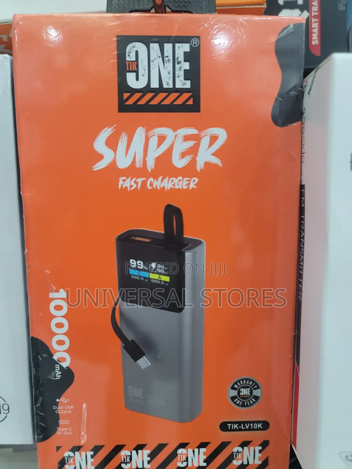 Tik One Super Fast Charger 10000mAh
Power Bank (Model TIK-LV10K)