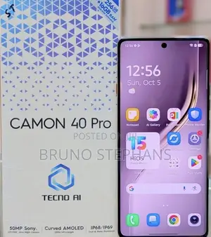 New Tecno Camon 40 Pro 4G 256 GB Gray
