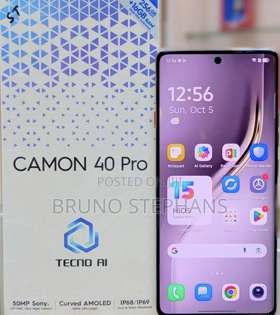 New Tecno Camon 40 Pro 4G 256 GB Gray