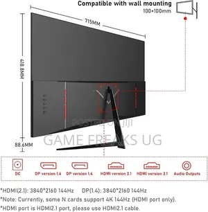 GAWFOLK 32inche Monitor at 144hz