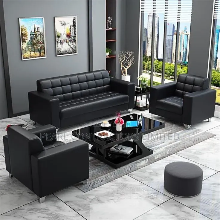 Sofas/5 Seaters Box Leather Sofas in Any Colour From 1,800,000/-