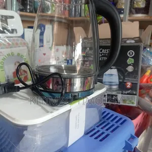 All Strong Glass _ Power Crest Electric Kettle.