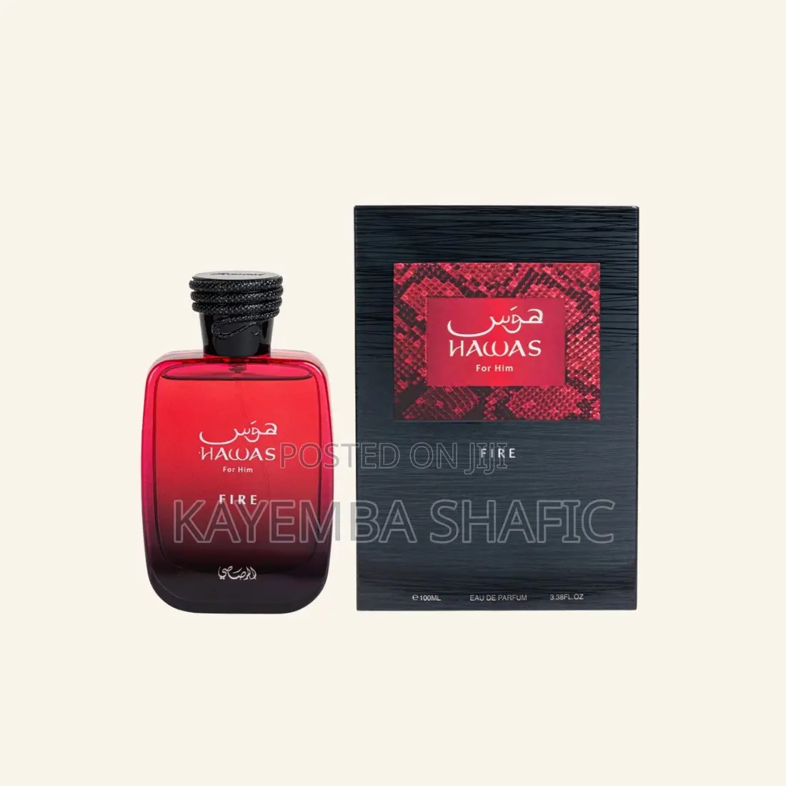 Original Rasasi Hawas Fire for Him Eau De Parfum Men's - 100ml