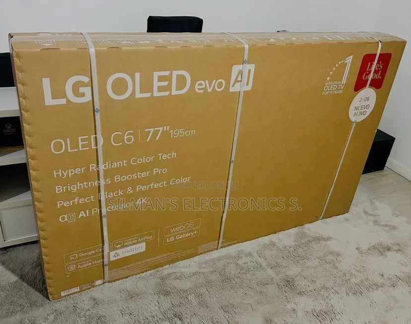 The New LG Oled 77" C6 2026 Model
