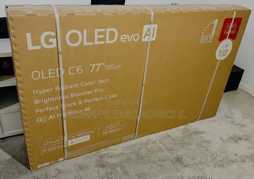 The New LG Oled 77" C6 2026 Model