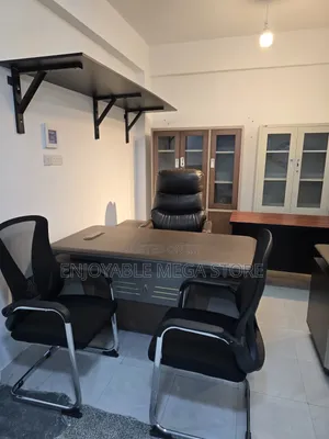 Combo Office Table,3 Chairs and 1 Cabin