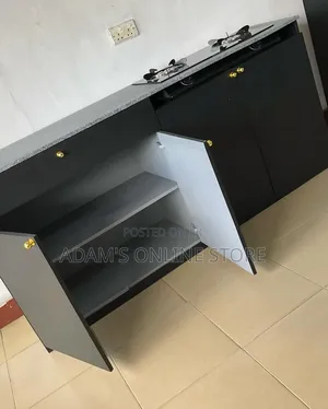 Black Kictech Cabinet 150cm Length