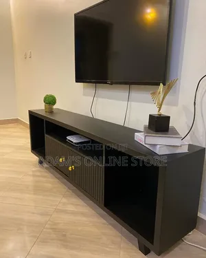 Black TV Stand Unit 1.9 Meter for Sale