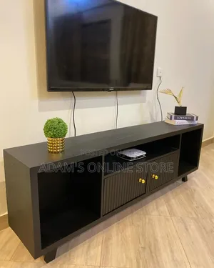 Black TV Stand Unit 1.9 Meter for Sale