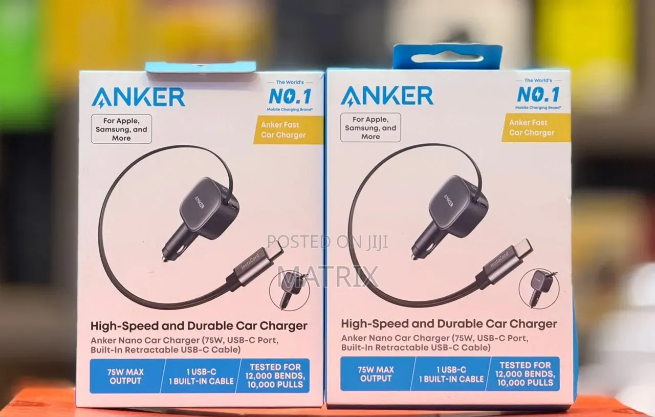 Anker 75W Car Charger 2in1 Charger