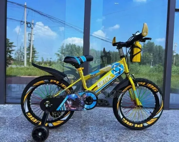 BMX Grand New Model Kids Bicycle With a Gold and Yellow Frame,
