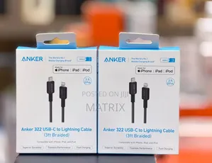 Anker USB C to iPhone Lightning Cable Charger – Durable Fast Charging