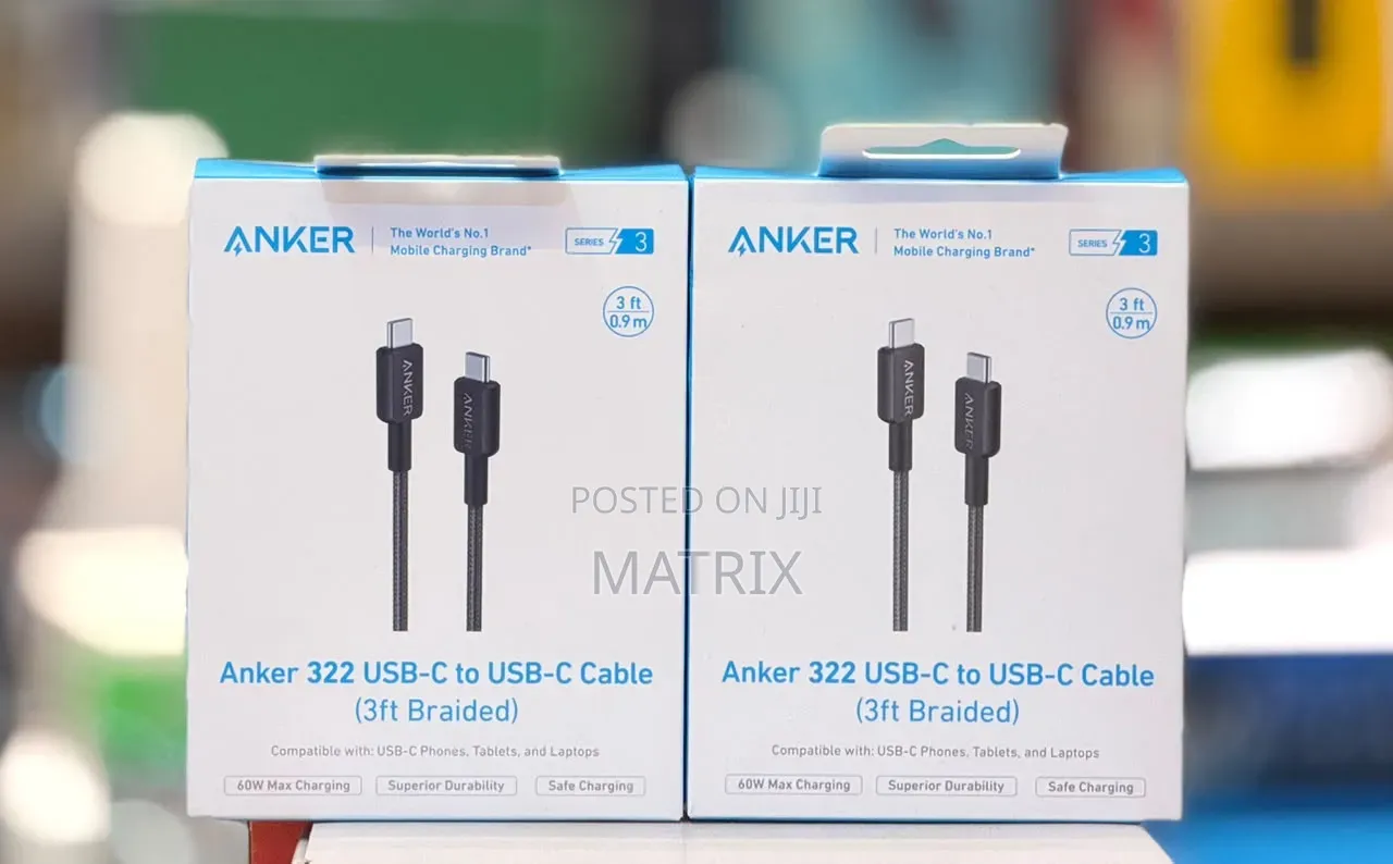 Anker USB C to C 60W Cable 3ft -1m