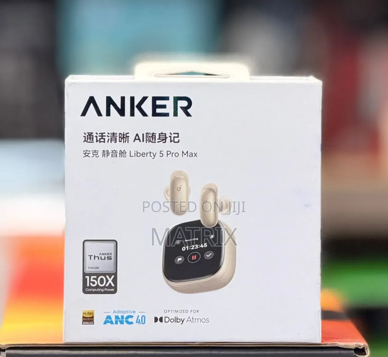 Anker Liberty 5 Pro Max Earbuds, AI Note-Taker