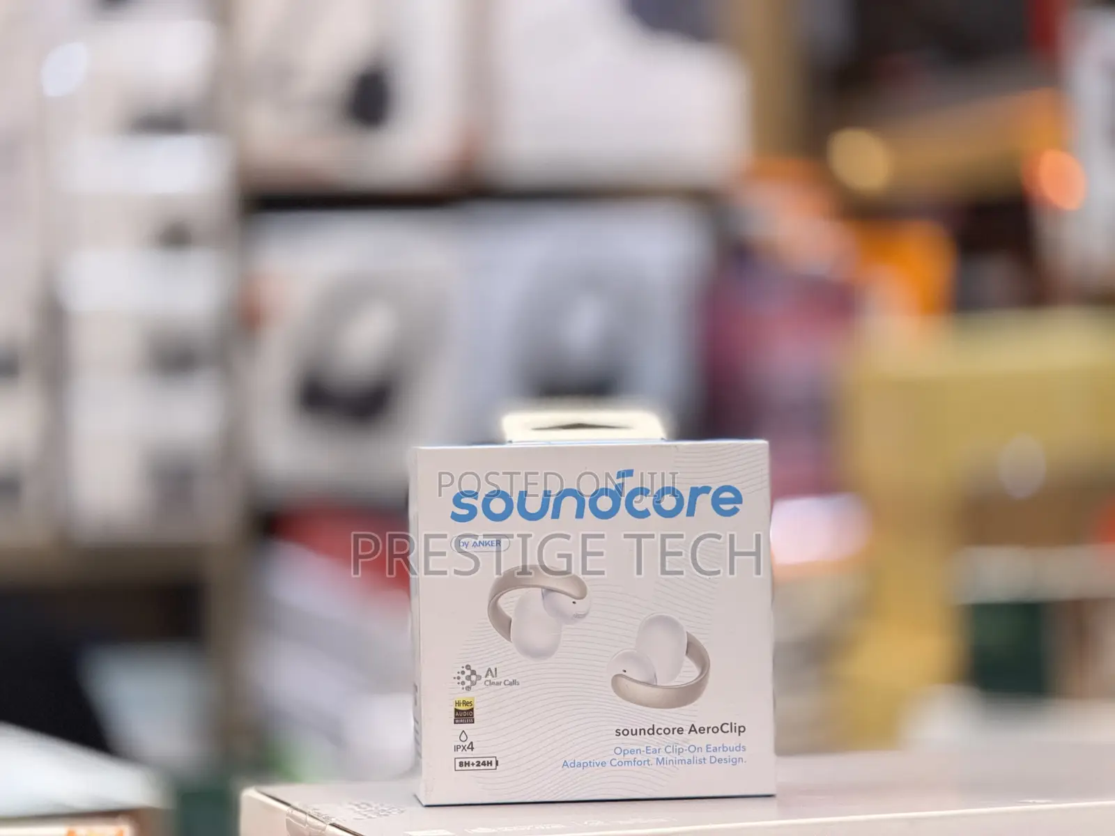 Anker Soundcore AeroClip Open-Ear Earbuds Clip-on Headphones Aero Clip