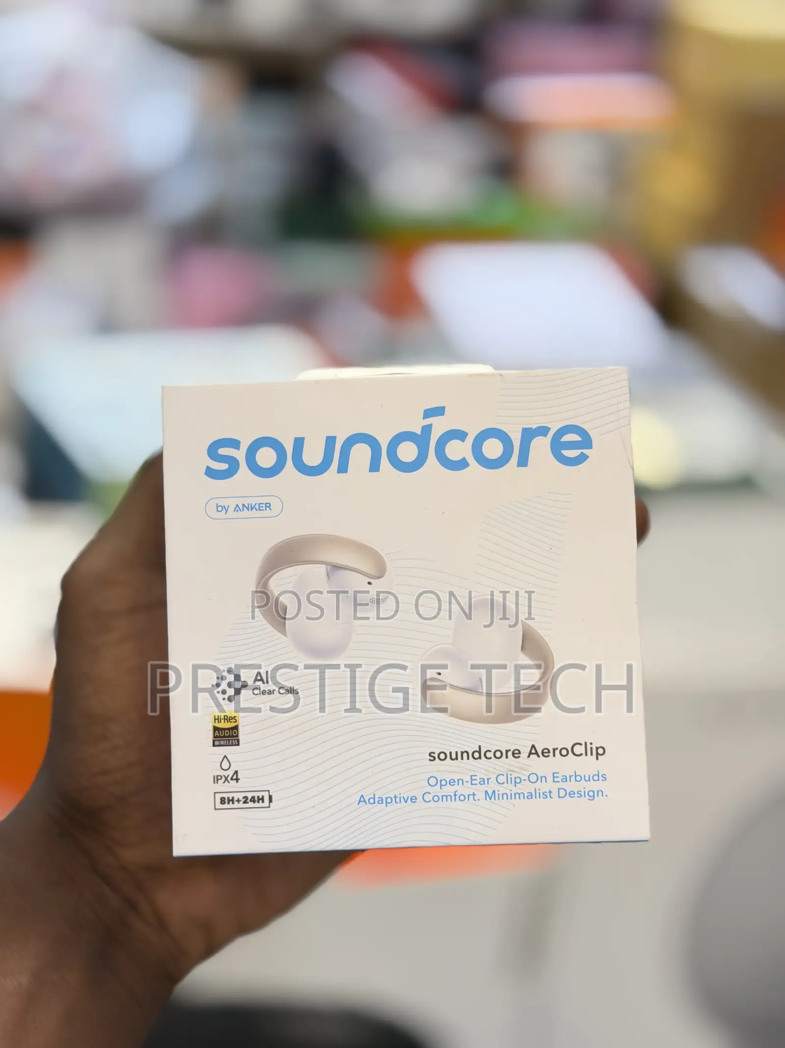 Anker Soundcore AeroClip Open-Ear Earbuds Clip-on Headphones Aero Clip