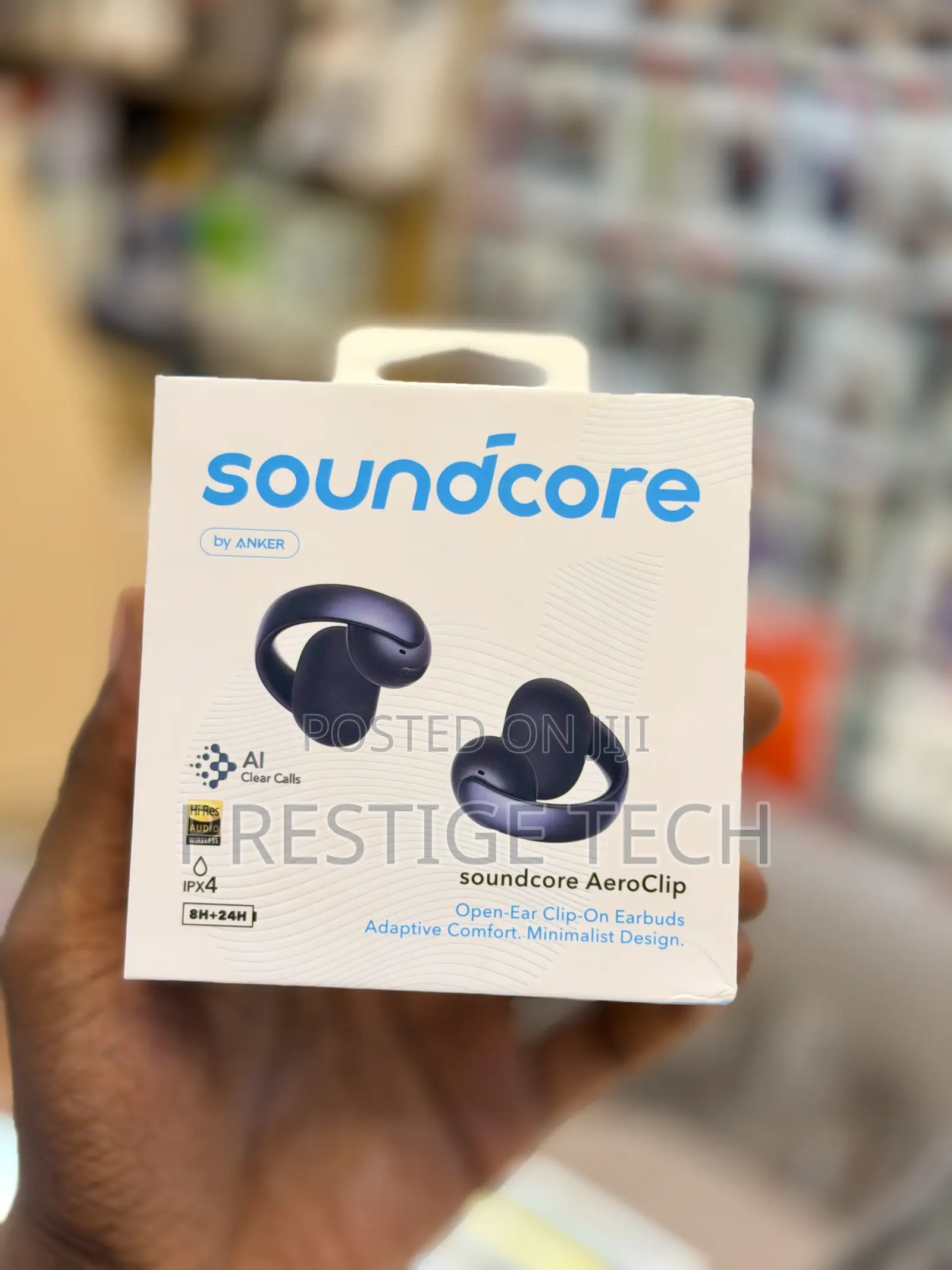 Anker Soundcore AeroClip Open-Ear Earbuds Clip-on Headphones Aero Clip