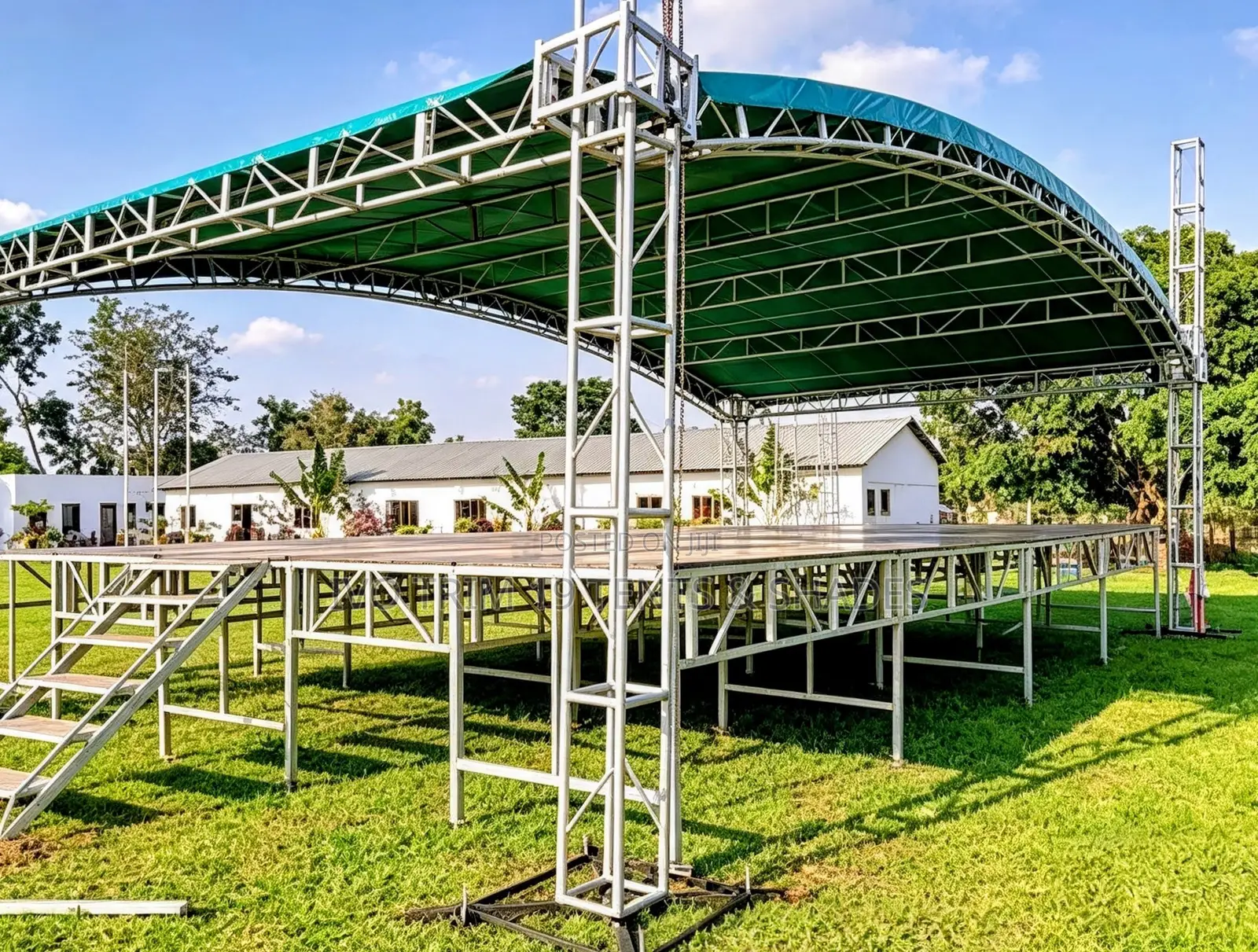 Ground-Supported Performance Stage