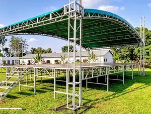 Ground-Supported Performance Stage