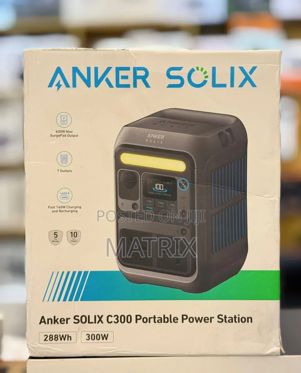 Anker Portable Power Station, 300W (600W Surge), LiFePO4 Battery