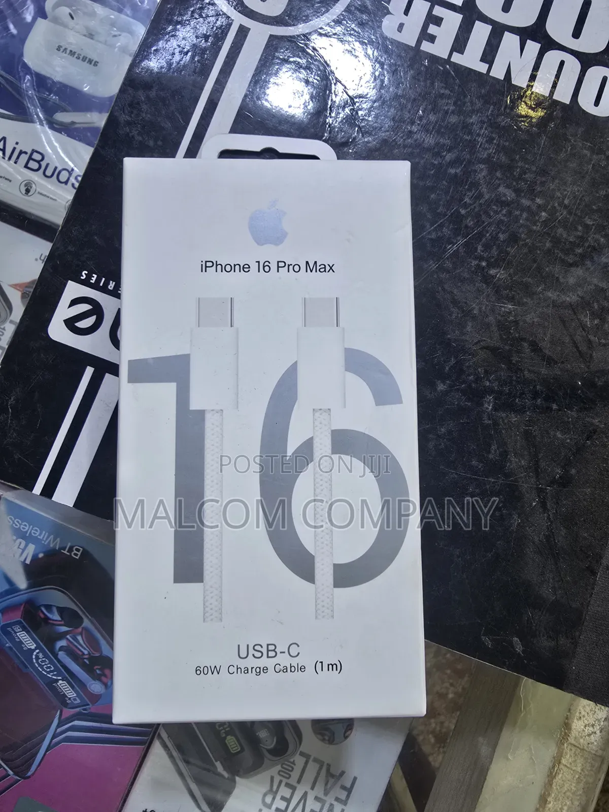 iPhone USB-C 60W Fast Charging Cable 1M – Braided Type-C Cable Uganda