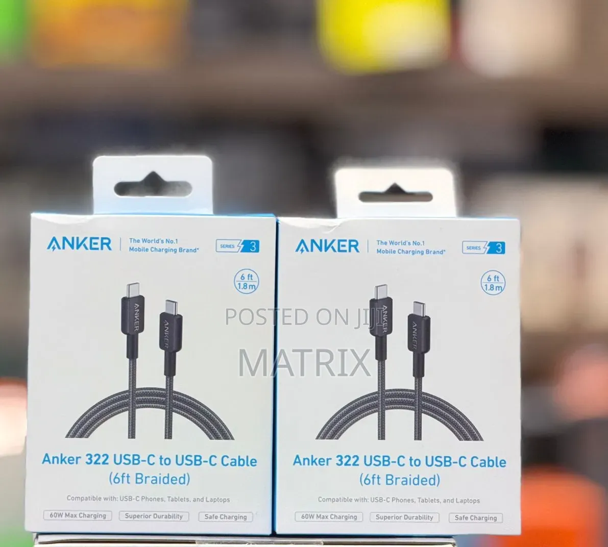 Anker USB C to C Cable 6ft (1.8m Braided)