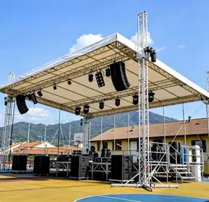 Four-Tower Box-Truss Stage System