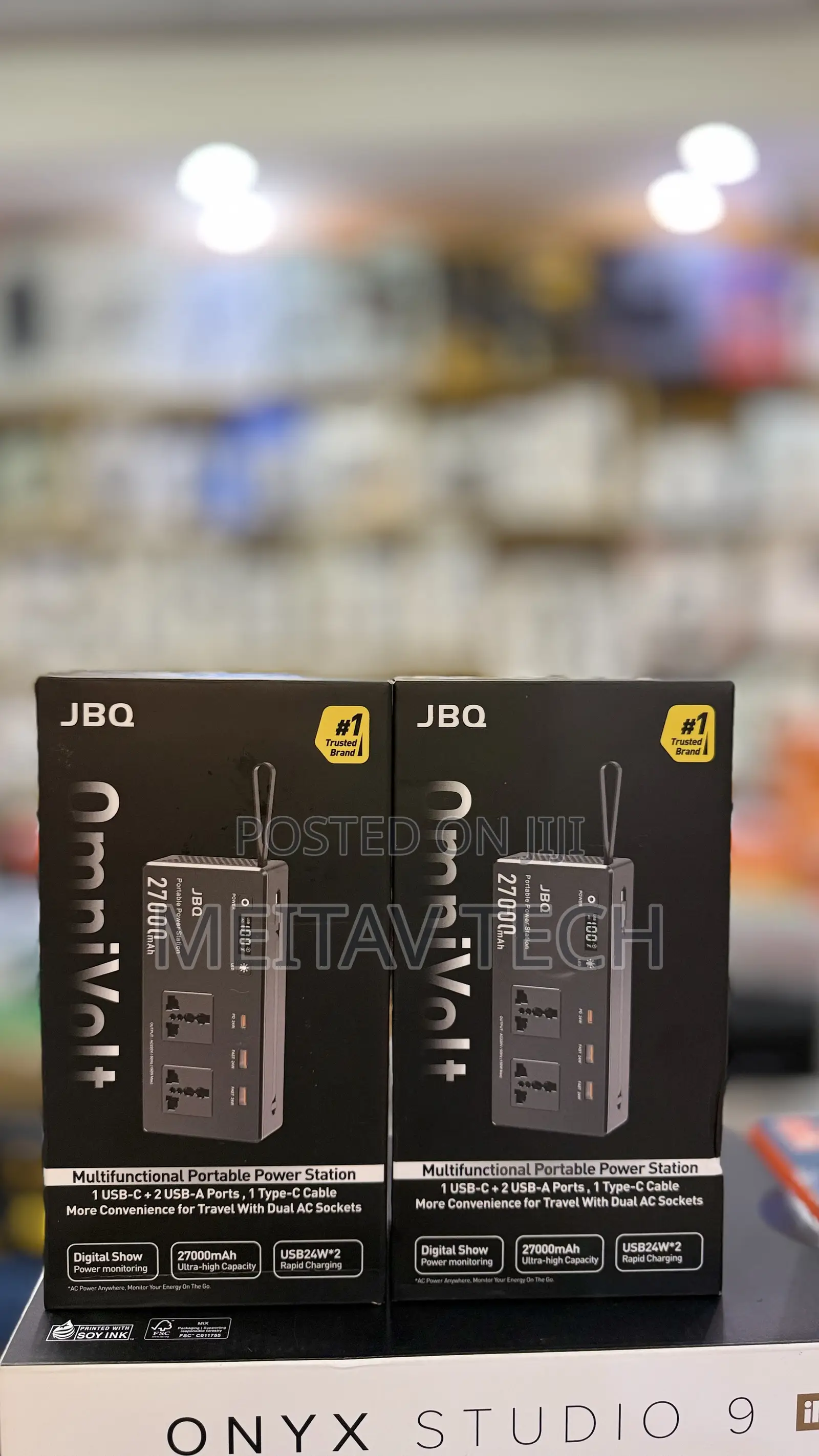 JBQ OmniVolt 27000mah Multifunctional Portable Power Station