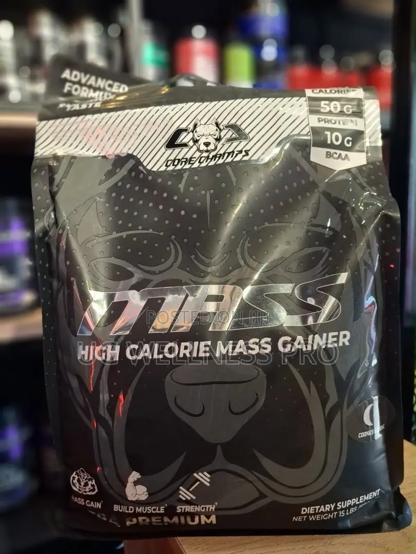 Core Champs Mass High Calorie Mass Gainer 6kg 20 Servi Cookies Cream