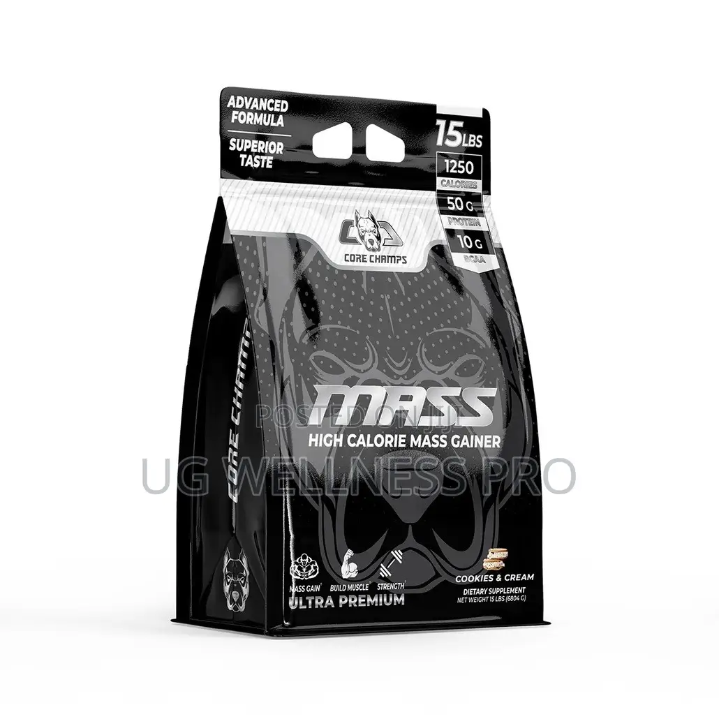 Core Champs Mass High Calorie Mass Gainer 6kg 20 Servi Cookies Cream