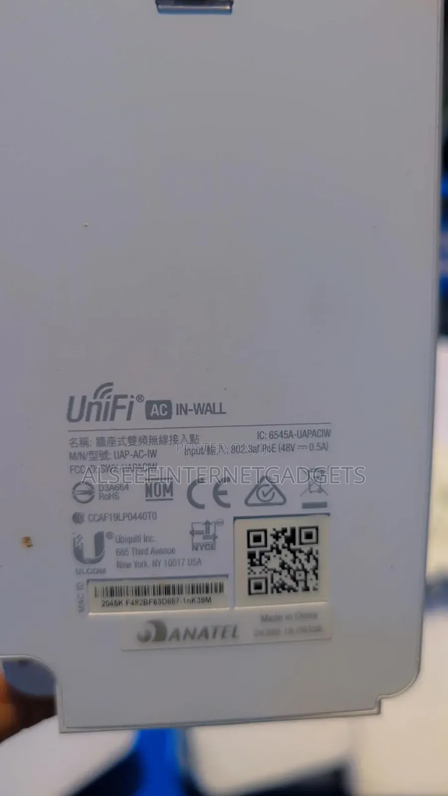 Unifi AC IN-Wall