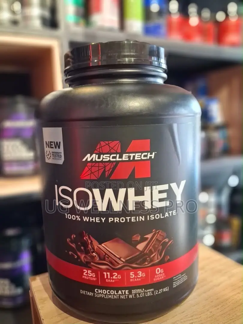 MuscleTech IsoWhey Pure Isolate Protein 2kg (72 Servings) - Chocolate