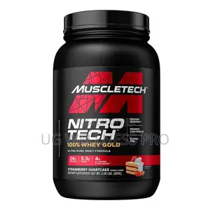 MuscleTech Nitro-Tech 100% Whey Gold 2 Lb (27 Servings) - Strawberry