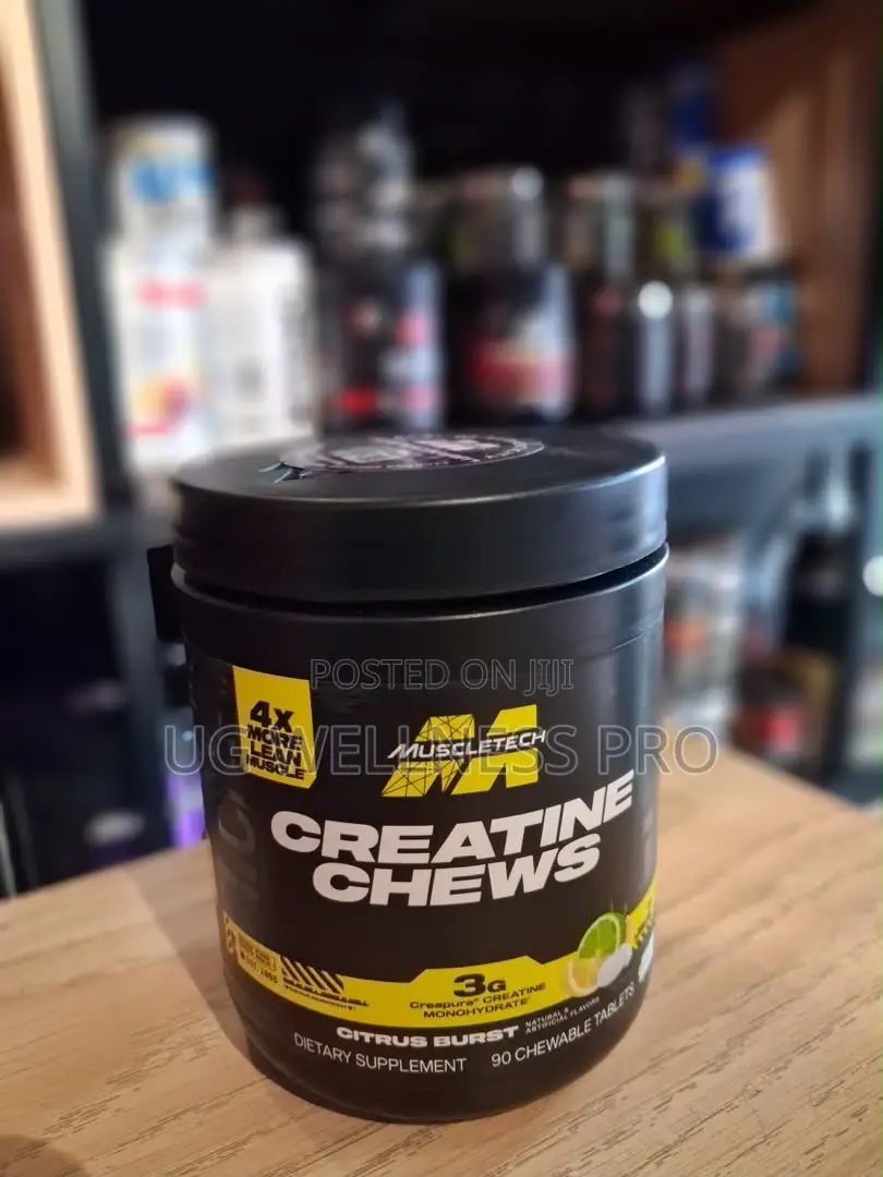 Creatine Creapure Chews, Citrus Burst, 90 Chewable Tablets (1 G Per