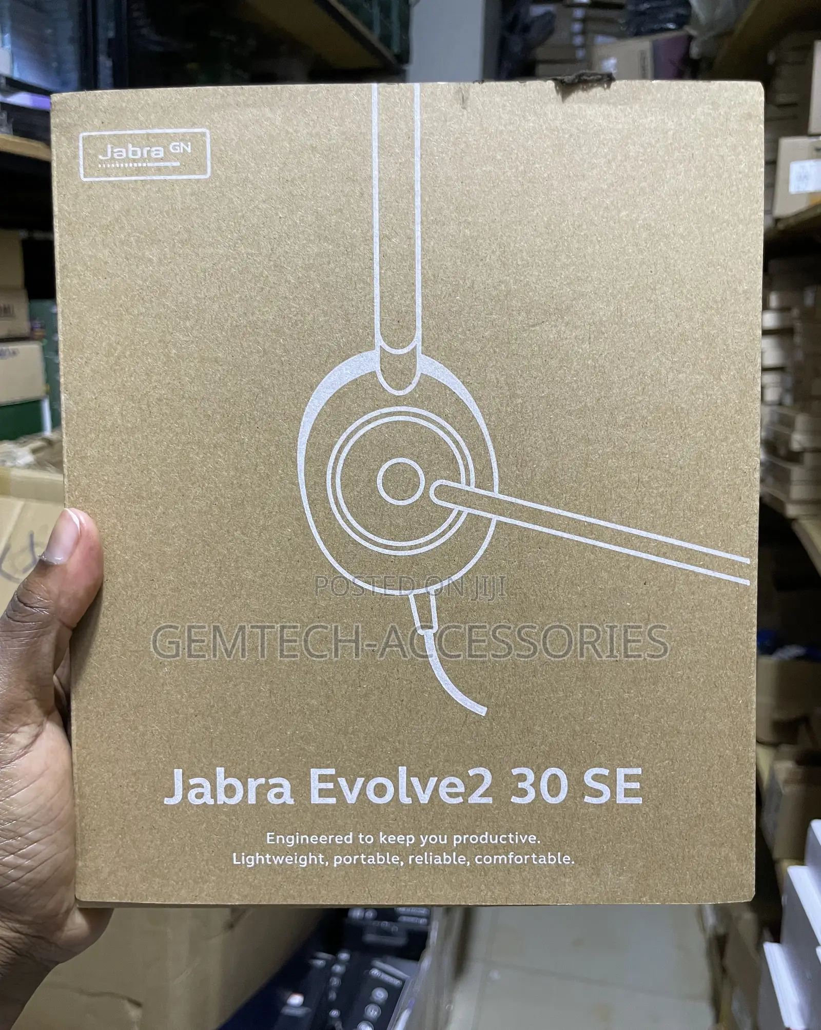 Jabra Evolve 30 SE Wired Headphones
