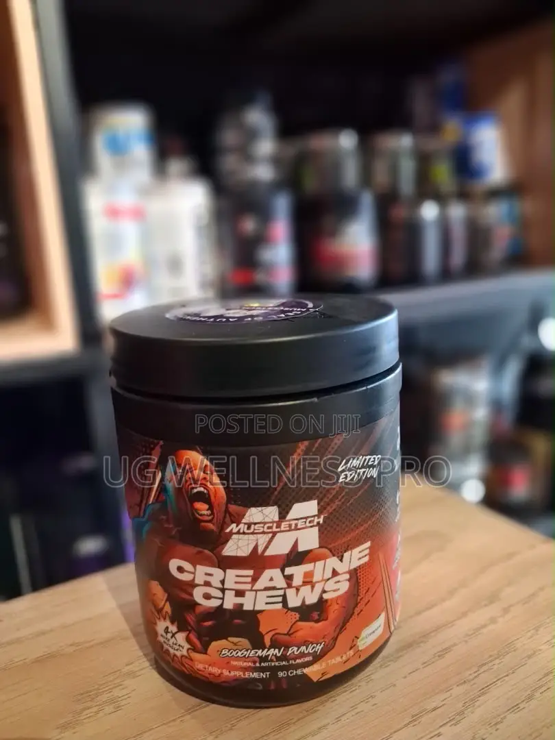 Creatine Creapure Chews, Boogieman Punch, 90 Chewable Tablets 1g Per