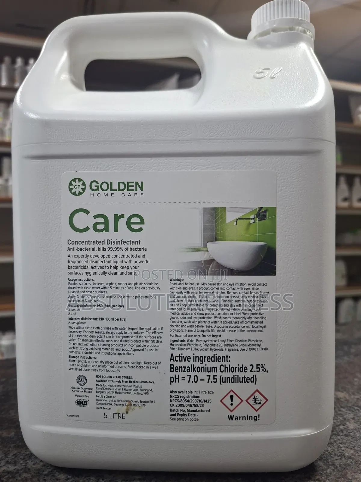 CARE - Concentrated Disinfectant