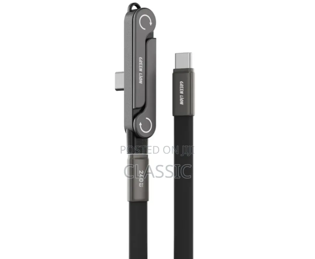 Green Lion 2-in-1 USB-C Holder Cable With Foldable Stand