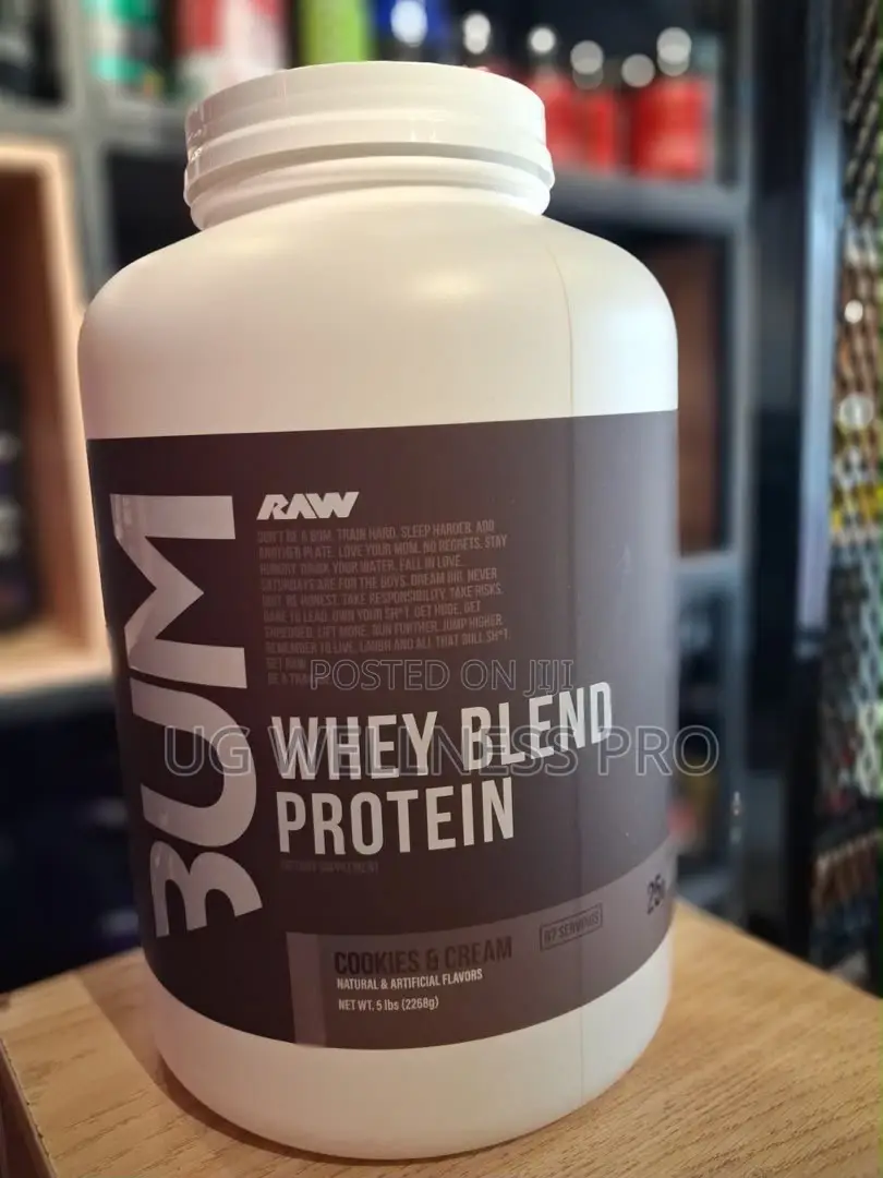 Raw Whey Blend Protein Powder 2kg (57 Servings) - Cookies Cream