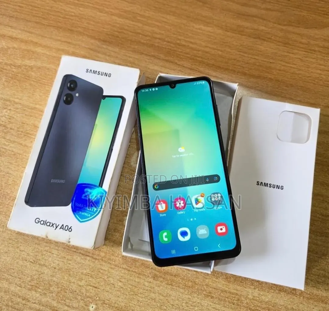New Samsung Galaxy A06 128 GB Black