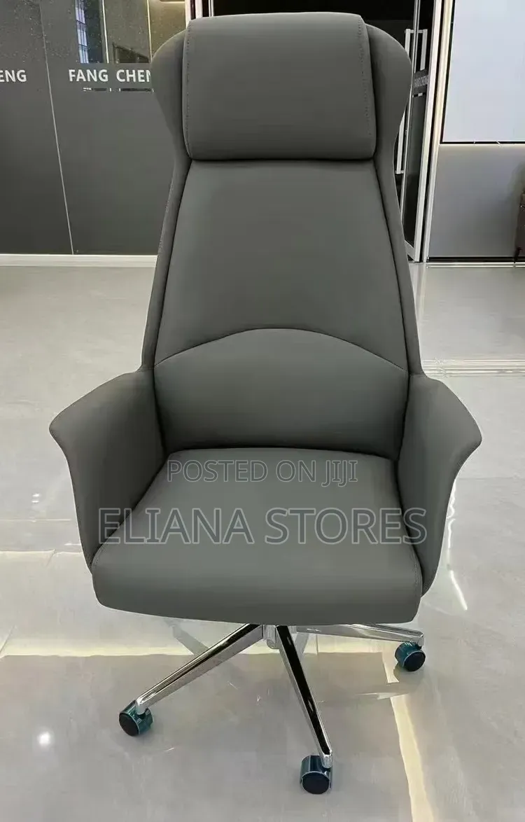 High Back Class Office Genuine Leather Chair