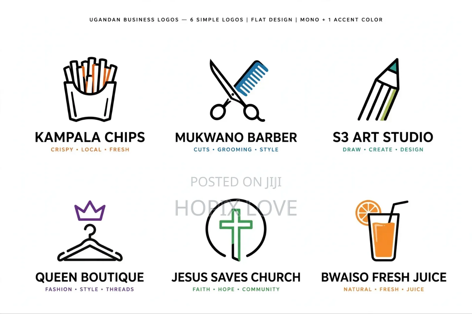 Pro Logo Design for Shop, Barber, Church - Pay After