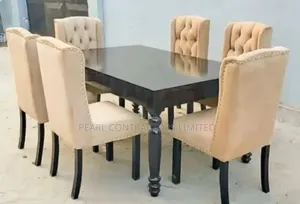Dining Set/ Tufted Back Dining Table Set.