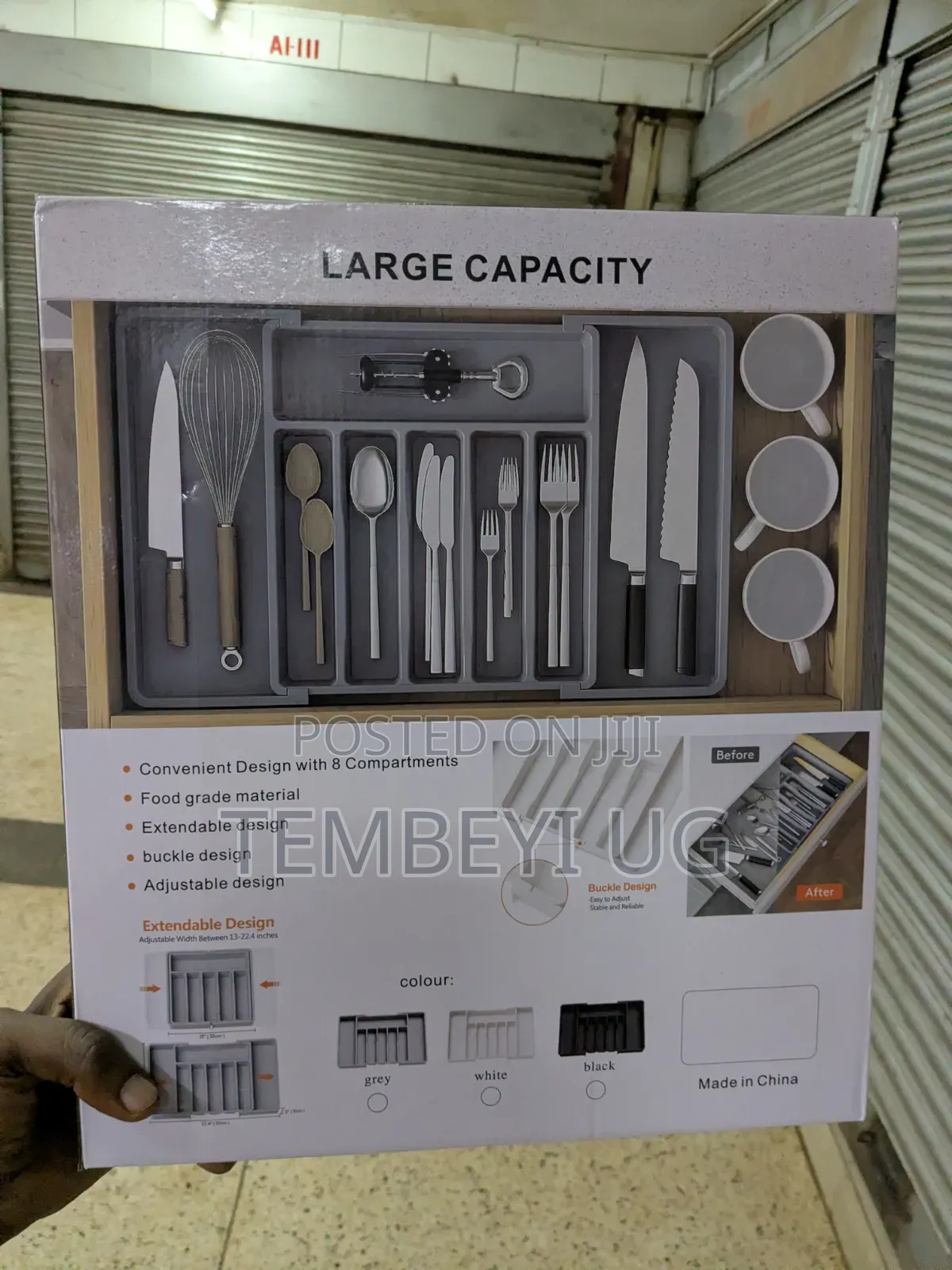 Drawer Organizer,Silverware Expandable BPA Free Utensil Tray, Kitchen