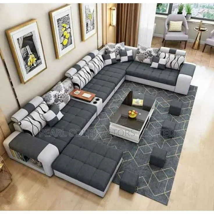 Sofas/U Shape Sofas in Uganda From 3,000,000/- In Any Colour/Material