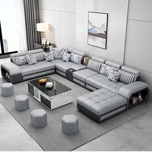Sofas/Cotton Leather 10 Seaters U Sofas in Any Colour From 2,950,000/-