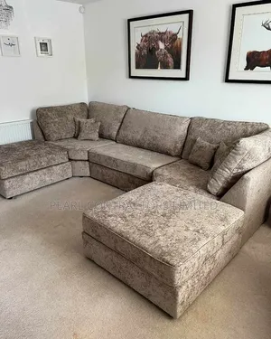 Sofas/Fidel Mini U Sofas 5 Seaters in Any Colour/Material 1,800,000/-