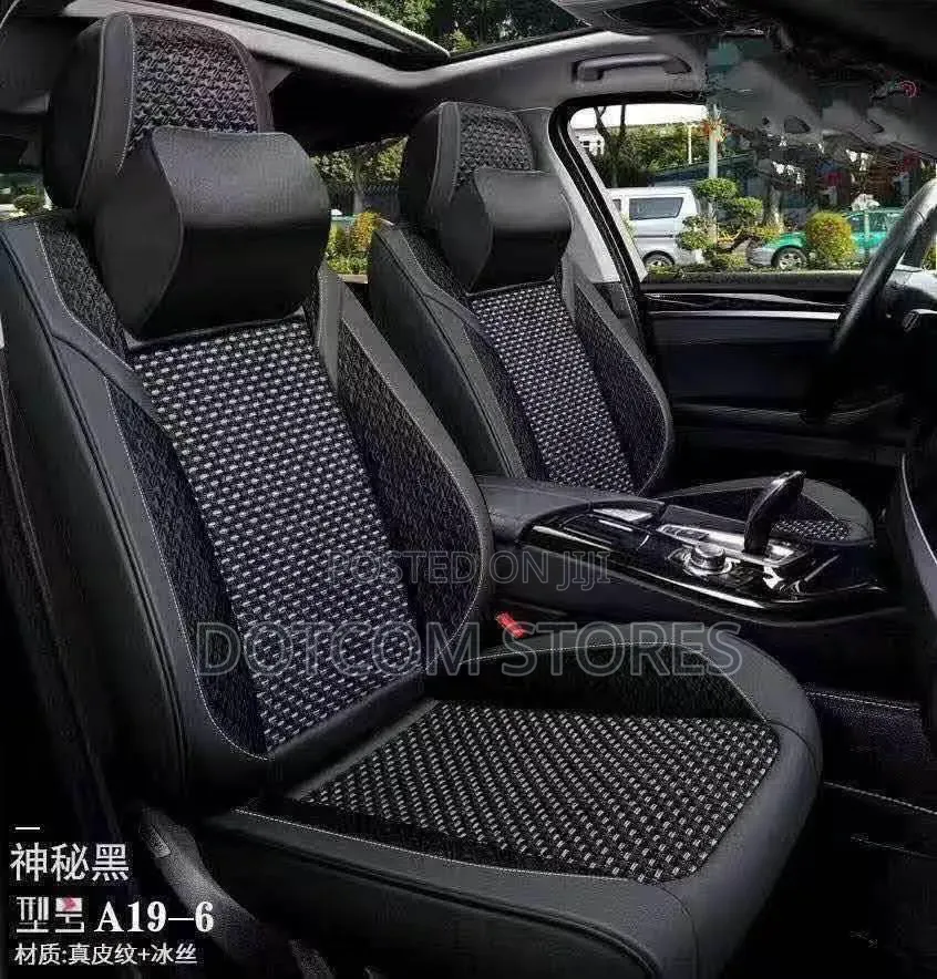 5pcs Natural Wood Bead Car Seat Cover Massage Cool Cushion Driver Seat