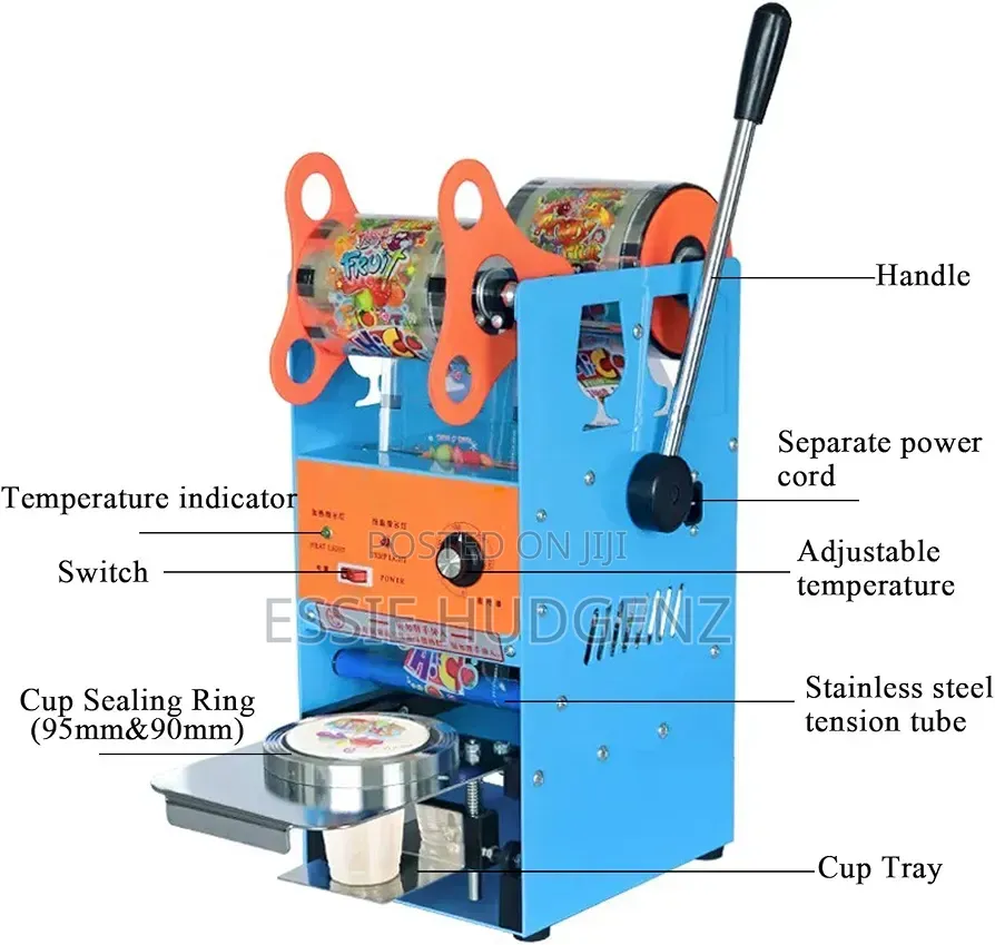Manual Plastic Paper Cup Sealer Sealing Machine